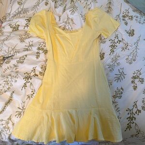 Altar'd State Sunny Yellow Dress